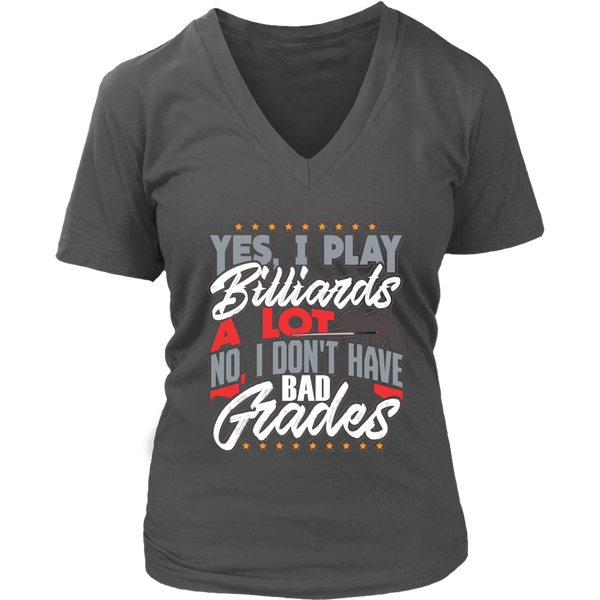 Billiards T-Shirt - Billiard Sport T Shirt - Student Player