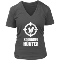 Squirrel Hunter T-Shirt - Funny Hunting Tshirt - Animal Tee - Womens Plus Size Up To 4X