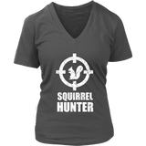 Squirrel Hunter T-Shirt - Funny Hunting Tshirt - Animal Tee - Womens Plus Size Up To 4X