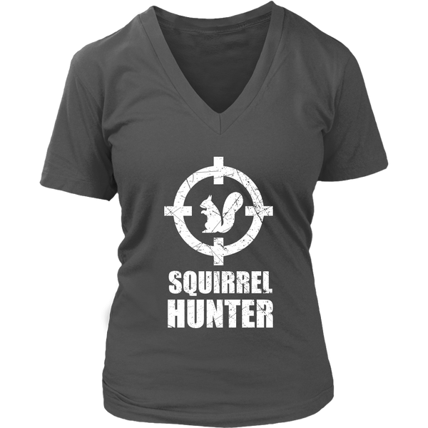 Squirrel Hunter T-Shirt - Funny Hunting Tshirt - Animal Tee - Womens Plus Size Up To 4X