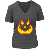 Jack Olantern Smile T-Shirt - Halloween Pumpkin Tee - Womens Plus Size up to 4X