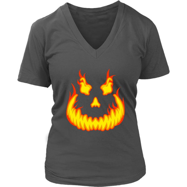 Jack Olantern Smile T-Shirt - Halloween Pumpkin Tee - Womens Plus Size up to 4X