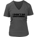 Halloween Costume Tshirt - Against Invisible Dog T-Shirt - Womens Plus Size up to 4X