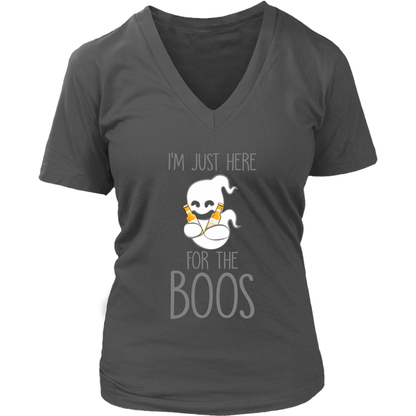 Beer Drinking Ghost T-Shirt - Booze Pun Tee Halloween - Womens Plus Size up to 4X