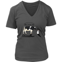 Cow and Milk - Funny Parody T-Shirt - Movie Quote Tshirt - Womens Plus Size up to 4X