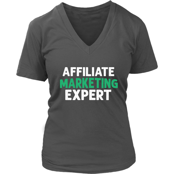 Affiliate Marketing Expert Tshirt - Sell Online - Marketer - Womens Plus Size Up To 4X