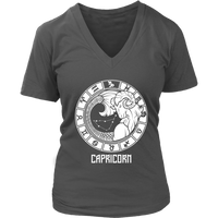 Capricorn Zodiac Sign T-Shirt December & January Birthdays - Womens Plus Size Up To 4X