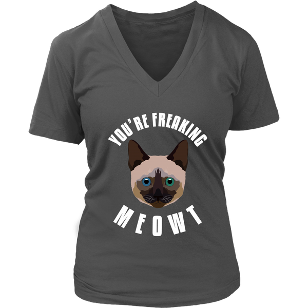 Meowt T-Shirt - Meow Cute Cat T Shirt - Freaking Me Out