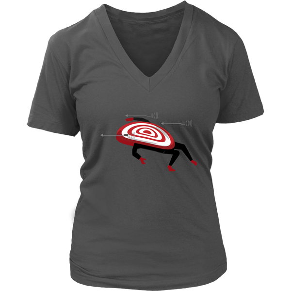 Archery Targets Bow & Arrow T-Shirt Funny Moving Bullseye T - Womens Plus Size Up To 4X