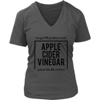 Apple Cider Vinegar T-Shirt - Miracle Cure Tshirt - Witty T - Womens Plus Size Up To 4X