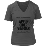 Apple Cider Vinegar T-Shirt - Miracle Cure Tshirt - Witty T - Womens Plus Size Up To 4X