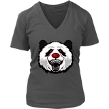 Panda Bear Clown Tshirt - Halloween Spooky Animal T-Shirt - Womens Plus Size Up To 4X