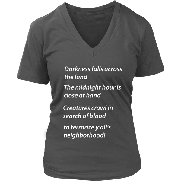 Halloween T Shirt - Scary Women T Shirts - Thriller T-Shirt - Womens Plus Size Up To 4X