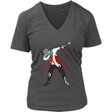 Halloween Scary Dabbing Zombie T-Shirt - Zombies Dab Tee - Womens Plus Size up to 4X