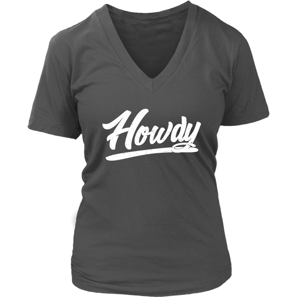 Howdy T Shirt - Rodeo Sport Tshirt - Cowgirl T-Shirt  - Womens Plus Size Up To 4X