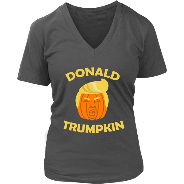 Donald Trump Pumpkin T-Shirt - Halloween Costume Tee - Womens Plus Size up to 4X