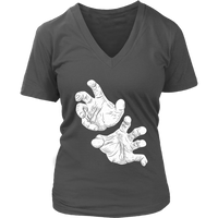 Scary Hands Halloween T-Shirt - Halloween Costume Shirt - Womens Plus Size Up To 4X