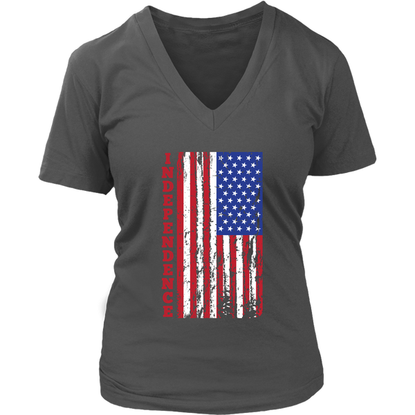 4th of July T-Shirt - Independence Day Tshirt - US Holidays - Womens Plus Size Up To 4X