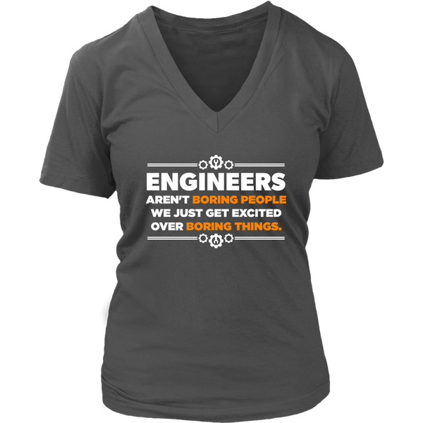 Bored Engineers Novelty Tshirt - Boring Engineering T-Shirt - Womens Plus Size Up To 4X