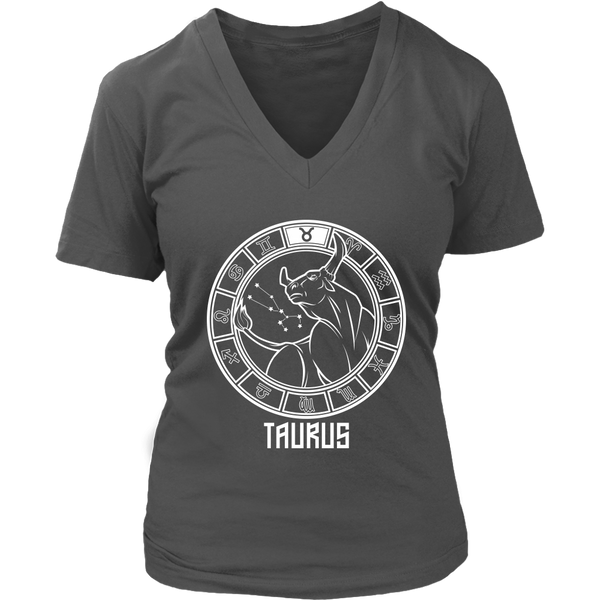 Taurus Zodiac Sign T-Shirt - April & May Birthday Gift Tshirt - Womens Plus Size Up To 4X