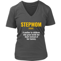 Stepmom Definition Tshirt - Mother's Day Gift T Shirt - Womens Plus Size Up To 4X