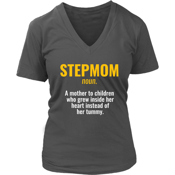 Stepmom Definition Tshirt - Mother's Day Gift T Shirt - Womens Plus Size Up To 4X