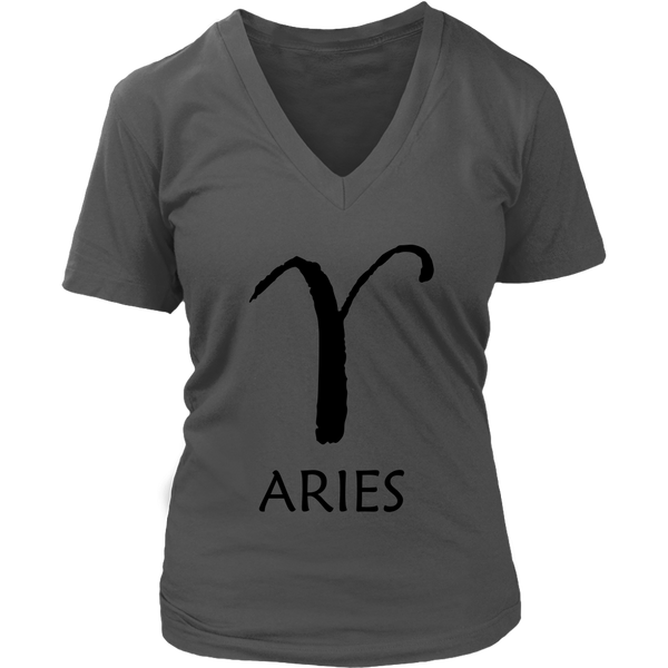 Aries T-Shirt - Zodiac Sign Tshirt - Horoscope Tee Shirts - Womens Plus Size Up To 4X