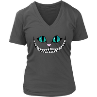 Halloween Cheshire Cat Tshirt - Alice in Wonderland - Womens Plus Size up to 4X