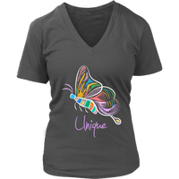 Cute Flying Butterfly Graphic Shirt - Unique Novelty T-Shirt - Womens Plus Size Up To 4X