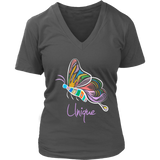 Cute Flying Butterfly Graphic Shirt - Unique Novelty T-Shirt - Womens Plus Size Up To 4X