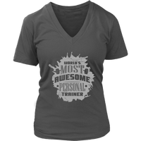 Awesome Personal Trainer Tshirt - Fitness Workout Motivation Tee - Womens Plus Size Up To 4X