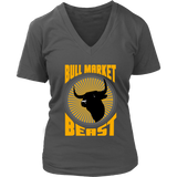 Bull Market Stocks Tshirt - Stock Exchange Trader T-Shirt - Womens Plus Size Up To 4X