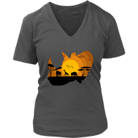 Wildlife Safari Tee - Endangered Extinct Animal Rhinoceros - Womens Plus Size Up To 4X