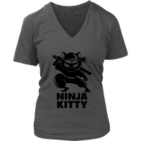 Cat Ninja T-Shirt - Cat Personalities Tee - Womens Plus Size up to 4X