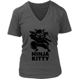 Cat Ninja T-Shirt - Cat Personalities Tee - Womens Plus Size up to 4X