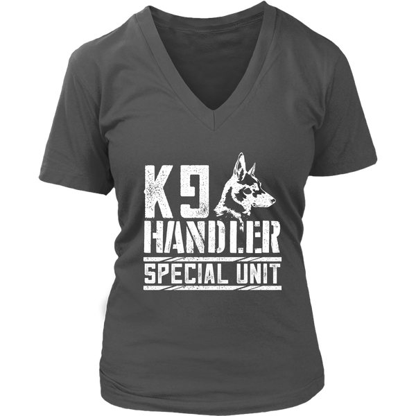 K9 Handler Special Police Unit T-Shirt - Dog Lover Tee - Womens Plus Size Up To 4X