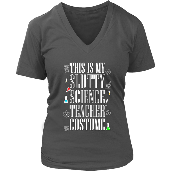 Halloween Costume T-Shirt - Funny Tee - Slutty Scientist T - Womens Plus Size Up To 4X