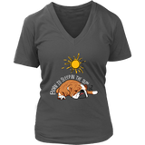 Sleeping Dog Tshirt - Summer Sun Tanning T-Shirt - Bulldog - Womens Plus Size Up To 4X