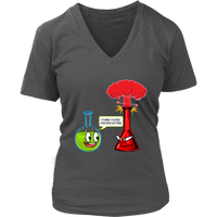 Chemical Reaction Tshirt - Chemistry Science T-Shirt - Womens Plus Size Up To 4X