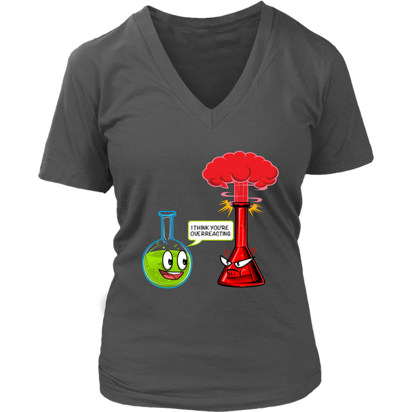 Chemical Reaction Tshirt - Chemistry Science T-Shirt - Womens Plus Size Up To 4X