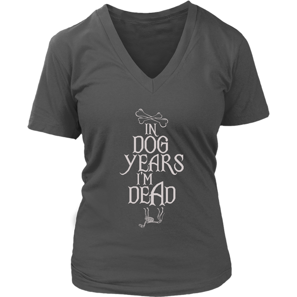 Dog Years T-Shirt - Old Dogs Birthday Tee - Womens Plus Size up to 4X