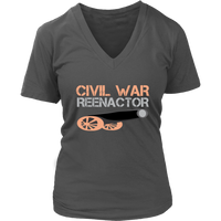 American Civil War Reenactor Tshirt - Historian Scholar Tee - Womens Plus Size Up To 4X