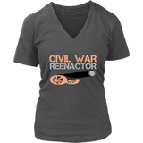 American Civil War Reenactor Tshirt - Historian Scholar Tee - Womens Plus Size Up To 4X