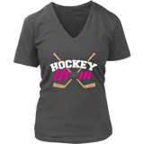 Hockey Ice Game Shirt for Cheer Mom Tshirt - Mother's Day T-Shirt - Womens Plus Size Up To 4X