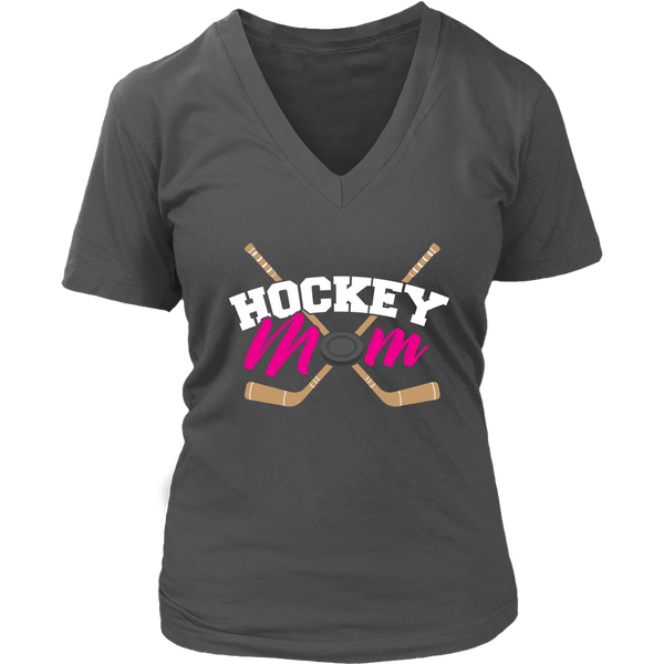 Hockey Ice Game Shirt for Cheer Mom Tshirt - Mother's Day T-Shirt - Womens Plus Size Up To 4X