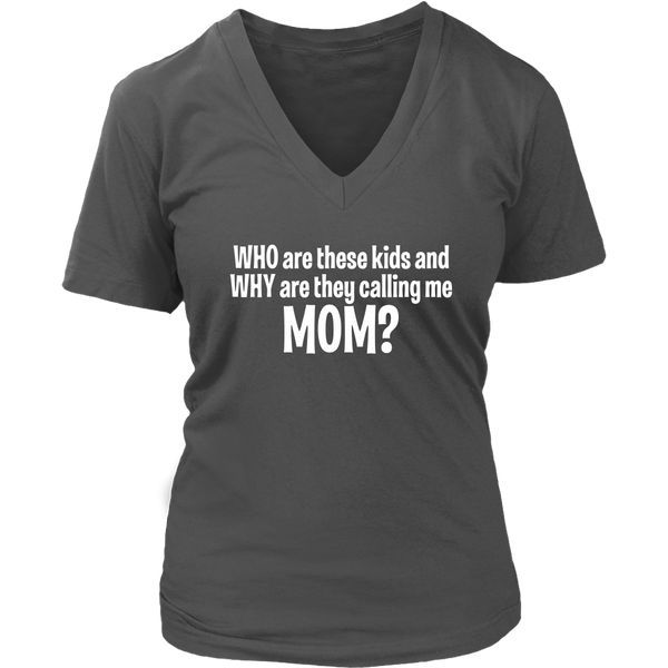 Mother's Day T-Shirt - Moms Crazy Kids Tshirt - Mommy Tee - Womens Plus Size Up To 4X