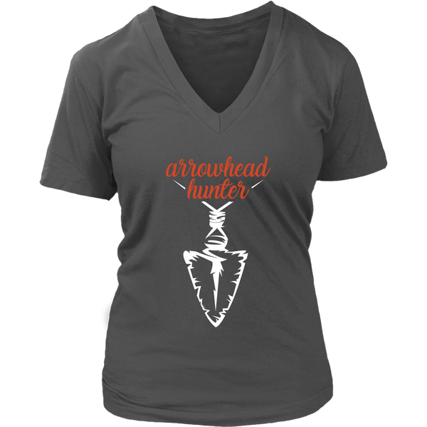 Arrowhead Hunter T-Shirt - Hunting Artifact Arrowheads Tee - Womens Plus Size Up To 4X