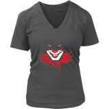 Halloween Clown T-Shirt - Scary Creepy Smiling Clown Tee Shirt - Frightening