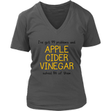 Apple Cider Vinegar Lover T Shirt - Cure for Everything Tee - Womens Plus Size Up To 4X