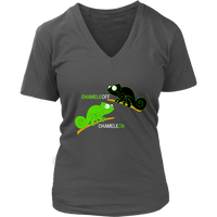 Chameleoff Chameleon Lizard Joke T-Shirt - Funny Reptiles - Womens Plus Size Up To 4X